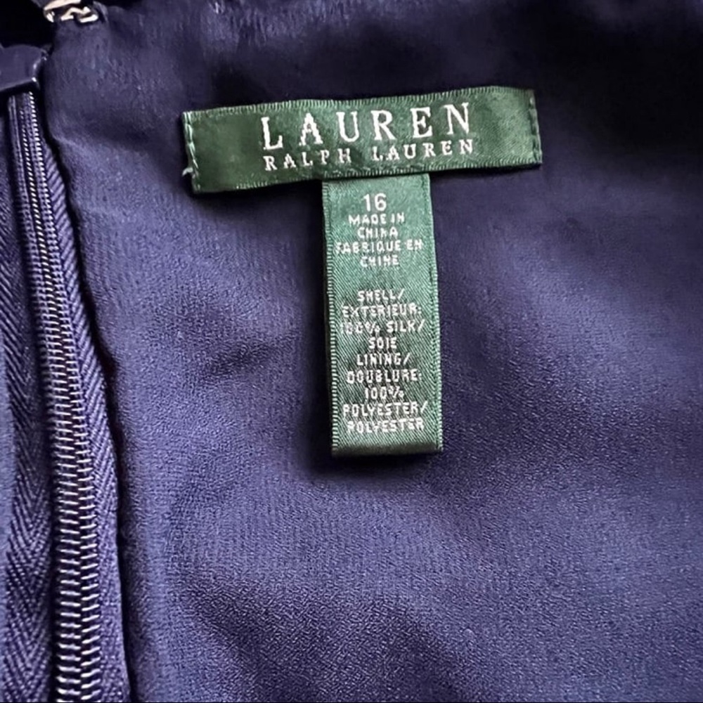 Ralph Lauren Navy Midi Dress - Picture 4 of 8